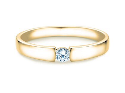 Verlobungsring Infinity Petite in Gelbgold