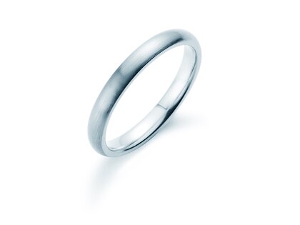 Herrenring Classic 3mm in Silber 925/- matt