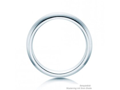 Herrenring Classic 3mm in Silber 925/- matt