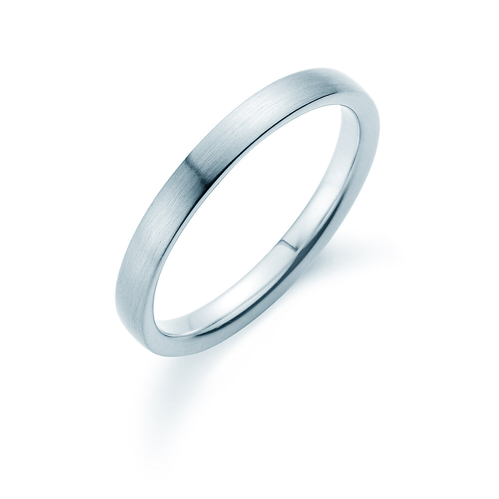 Herrenring Infinity 2,5mm in Silber 925/- matt