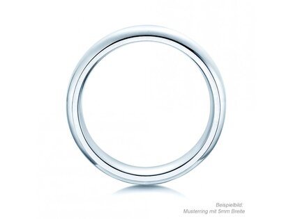Herrenring Classic 3mm in Silber 925/- poliert