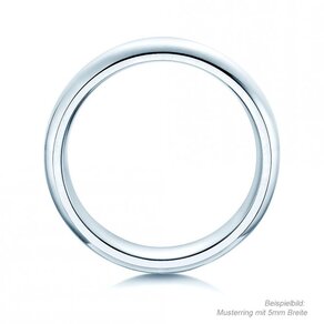 Herrenring Classic 3mm in Silber 925/- poliert