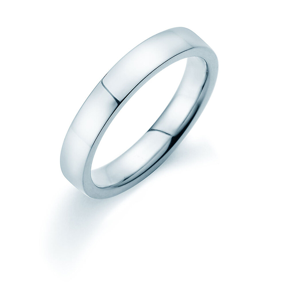 Herrenring Modern 3,5mm in Silber 925/- poliert