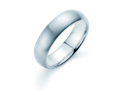 Herrenring Classic 6mm in Silber 925/- matt
