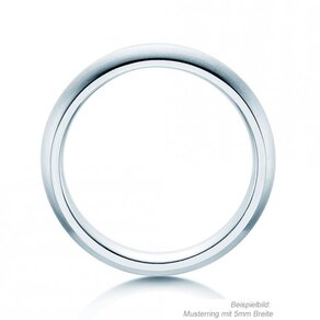 Herrenring Classic 7mm in Silber 925/- matt