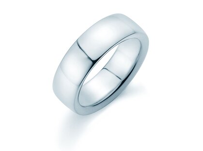 Herrenring Infinity 7mm in Platin 950/- poliert