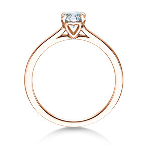 Verlobungsring Romance in 14K Roségold mit Diamant 0,50ct H/SI