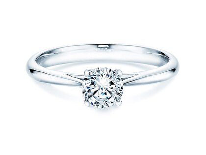 Verlobungsring Delight in 9K Weißgold mit Labordiamant 0,50ct E/VS
