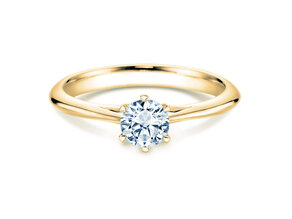 Verlobungsring Heaven 6 in 9K Gelbgold mit Labordiamant 0,50ct E/VS