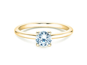 Verlobungsring Classic 4 in 9K Gelbgold mit Labordiamant 0,50ct E/VS
