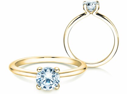 Verlobungsring Classic 4 in 9K Gelbgold