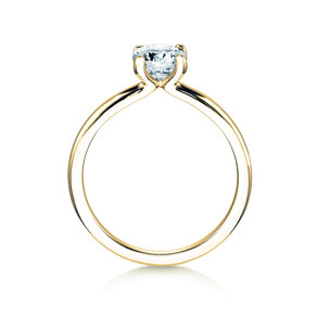 Verlobungsring Classic 4 in 9K Gelbgold mit Diamant 3,00ct D/IF