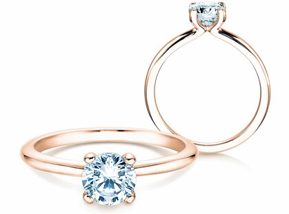 Verlobungsring Classic 4 in 9K Roségold