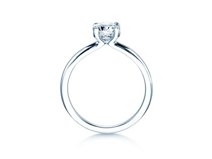 Verlobungsring Classic 4 in 9K Weißgold mit Labordiamant 1,00ct E/VS
