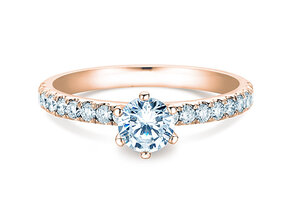 Verlobungsring Classic Pavé in Roségold