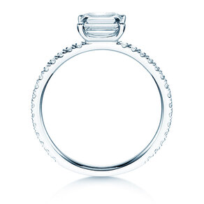 Verlobungsring Emerald-Cut