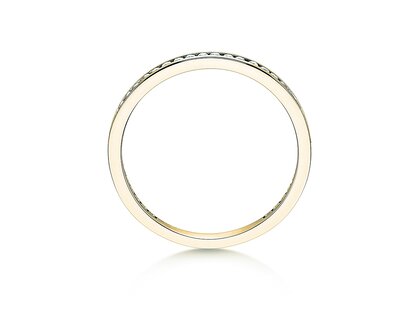 Verlobungsring Endless Love in 14K Gelbgold mit Diamanten 0,20ct G/SI