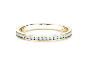 Verlobungsring Endless Love in 14K Gelbgold mit Diamanten 0,33ct G/SI