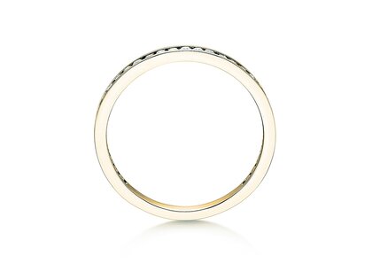 Verlobungsring Endless Love in 14K Gelbgold mit Diamanten 0,33ct G/SI
