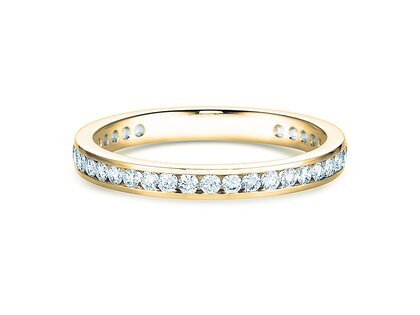 Verlobungsring Endless Love in 9K Gelbgold mit Diamanten 0,50ct G/SI