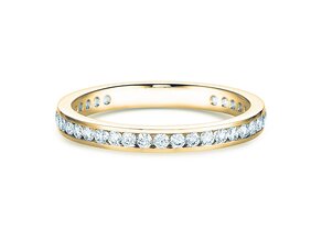 Verlobungsring Endless Love in 9K Gelbgold mit Diamanten 0,50ct G/SI