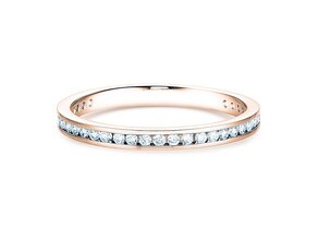 Verlobungsring Endless Love in 9K Roségold mit Diamanten 0,33ct G/SI