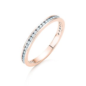 Verlobungsring Endless Love in 9K Roségold mit Diamanten 0,33ct G/SI