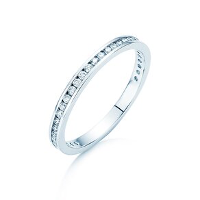 Verlobungsring Endless Love in 9K Weißgold mit Diamanten 0,33ct G/SI