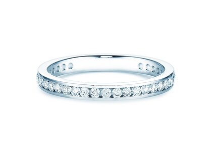 Verlobungsring Endless Love in 14K Weißgold mit Diamanten 0,50ct G/SI