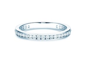 Verlobungsring Endless Love in 14K Weißgold mit Diamanten 0,50ct G/SI