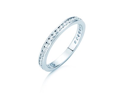 Verlobungsring Endless Love in 14K Weißgold mit Diamanten 0,50ct G/SI