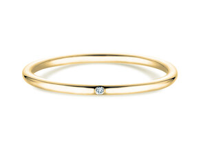 Verlobungsring Promise Petite in 9K Gelbgold mit Diamant 0,005ct G/SI