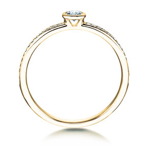 Verlobungsring Eternal Pavé in 14K Gelbgold mit Diamanten 0,70ct G/SI