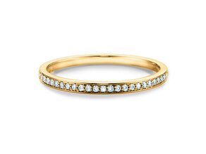 Verlobungsring Alliance in 18K Gelbgold mit Diamanten 0,125ct G/SI