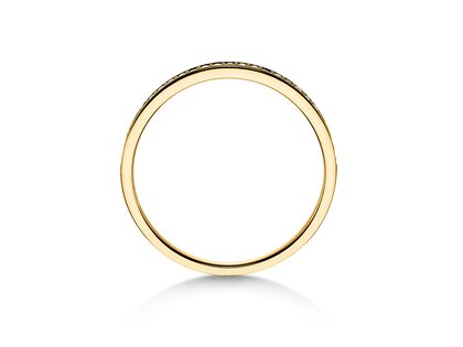 Verlobungsring Alliance in 14K Gelbgold mit Diamanten 0,21ct G/SI