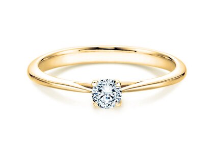 Verlobungsring Delight in 18K Gelbgold mit Labordiamant 0,25ct E/VS