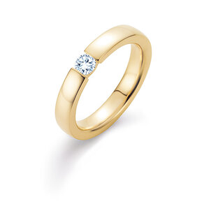Verlobungsring Infinity in Gelbgold