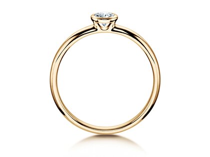 Verlobungsring Eternal in 14K Gelbgold mit Diamant 0,30ct H/SI