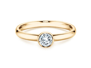 Verlobungsring Eternal in 14K Gelbgold mit Diamant 0,35ct G/SI