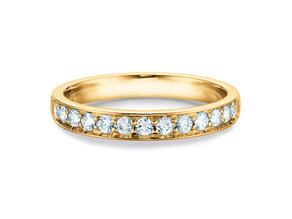 Verlobungsring Alliance in 18K Gelbgold mit Diamanten 0,39ct G/SI