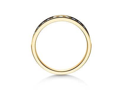 Verlobungsring Alliance in 18K Gelbgold mit Diamanten 0,39ct G/SI