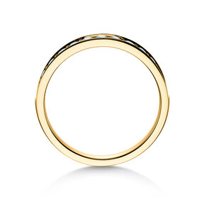 Verlobungsring Alliance in 18K Gelbgold mit Diamanten 0,39ct G/SI