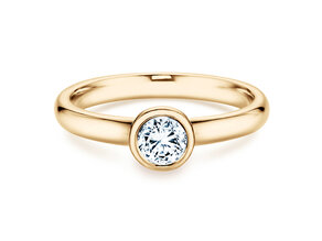 Verlobungsring Eternal in 14K Gelbgold mit Diamant 0,40ct H/SI