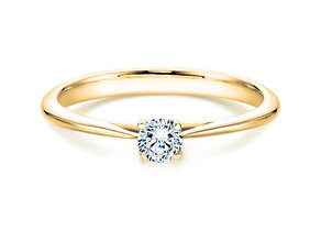 Verlobungsring Delight in 18K Gelbgold mit Diamant 0,75ct H/SI