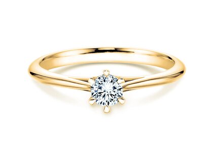 Verlobungsring Heaven 6 in 9K Gelbgold mit Labordiamant 0,75ct E/VS