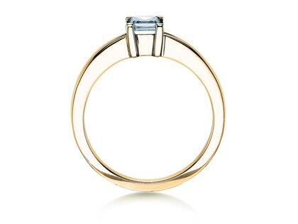 Verlobungsring Chloe in 18K Gelbgold mit Diamanten 0,50ct G/SI