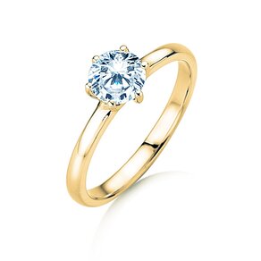 Verlobungsring Melody in 9K Gelbgold mit Diamant 3,00ct G/VS