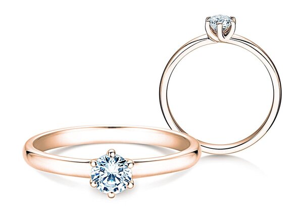 Verlobungsring Melody in Roségold