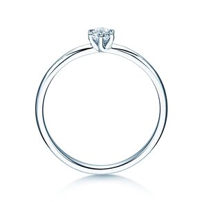 Verlobungsring Melody in Silber 925/- mit Labordiamant 0,15ct E/VS