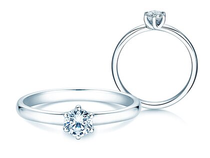 Verlobungsring Melody in Platin